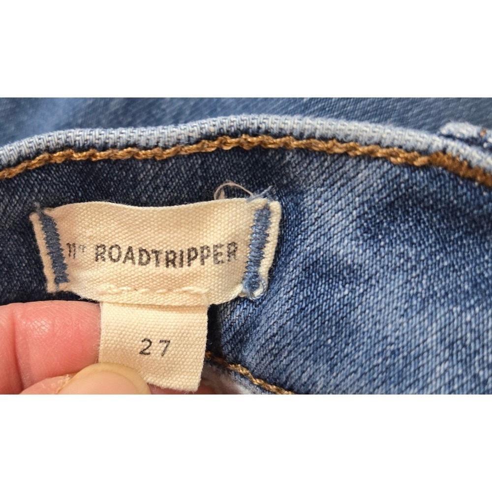 Madewell Roadtripper Jeans Women's Size 27 High Rise Straight Leg Stretch Blue - Picture 5 of 6